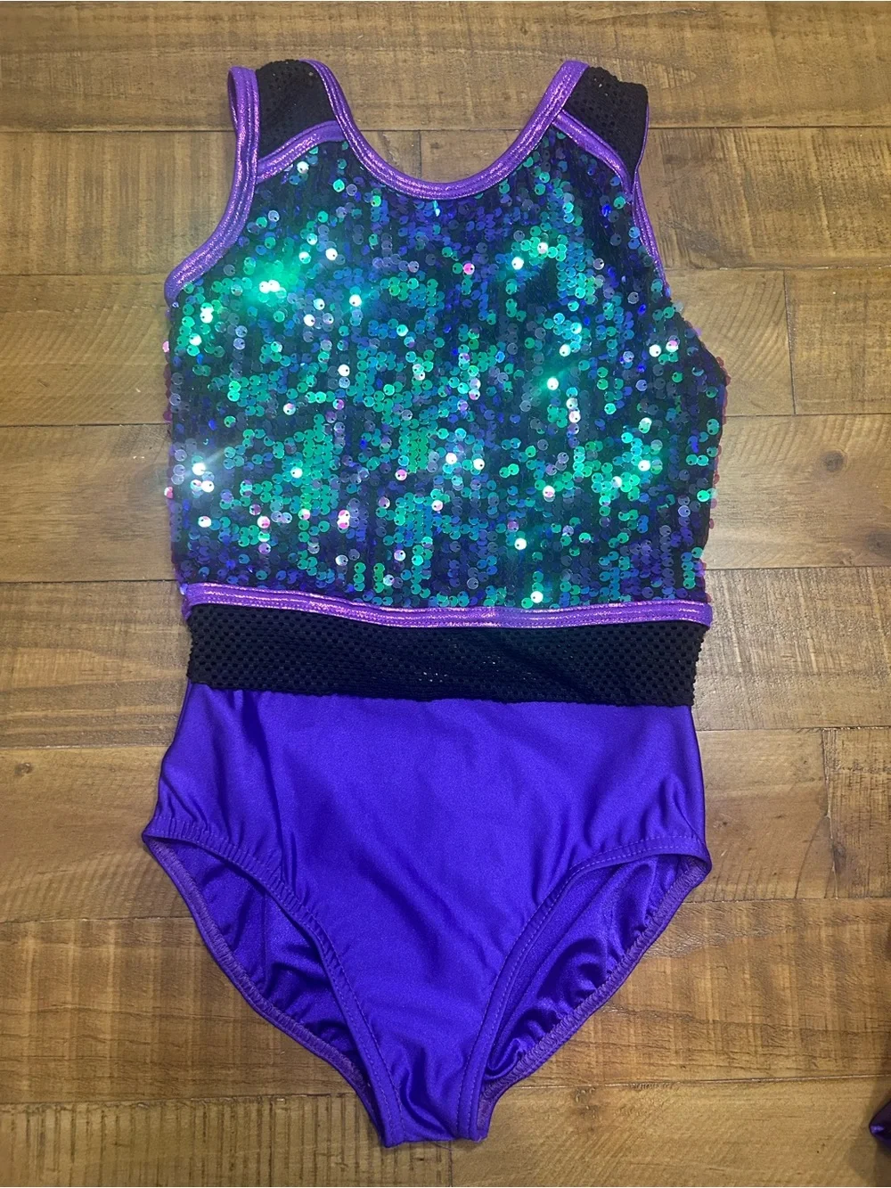A Wish Come True Purple Dance Jazz Hip Hop Tap Costime